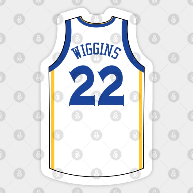 Andrew Wiggins Golden State Jersey Qiangy Sticker by qiangdade